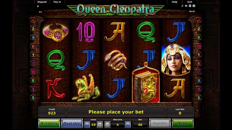Слот Queen Cleopatra играть бесплатно