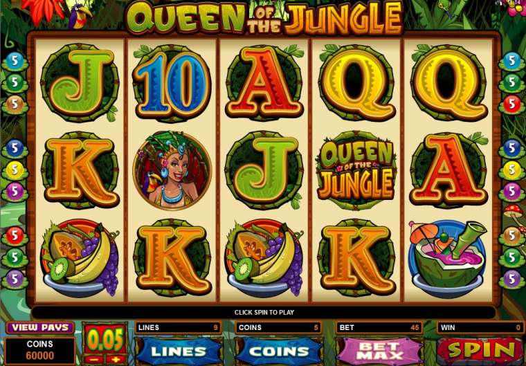 Слот Queen of the Jungle играть бесплатно