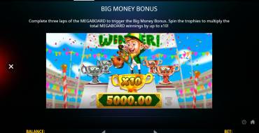 Racetrack Riches Megaboard: Выплаты