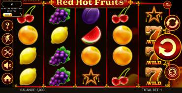 Red Hot Fruits: Игровой автомат