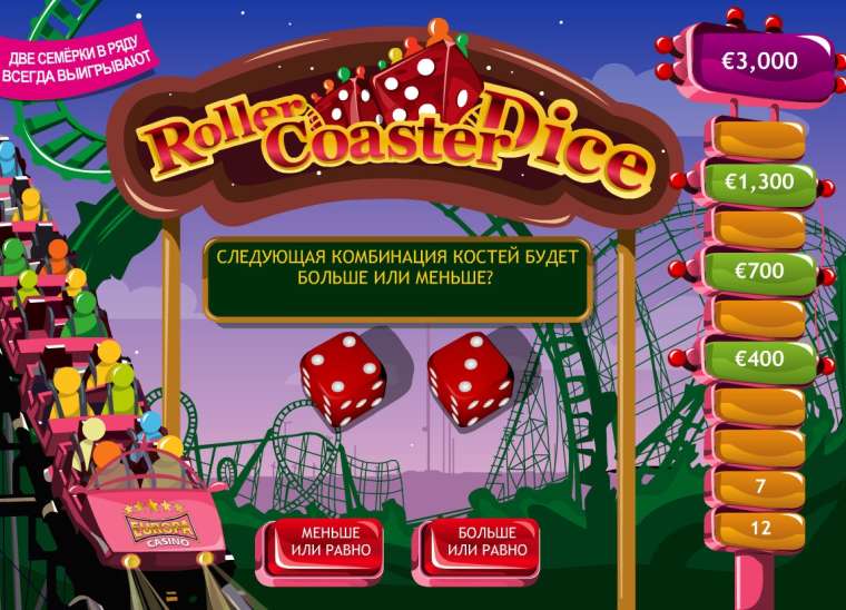 Слот Roller Coaster Dice играть бесплатно