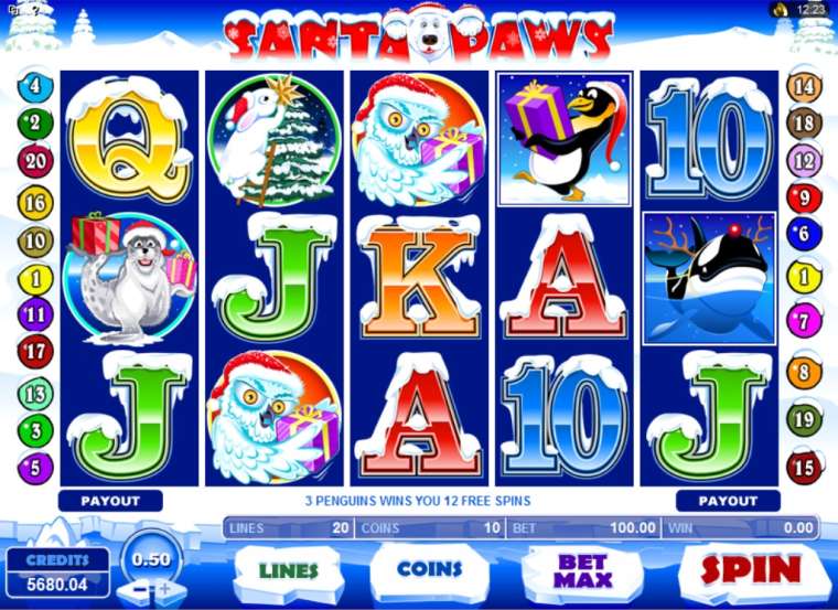 Слот Santa Paws играть бесплатно