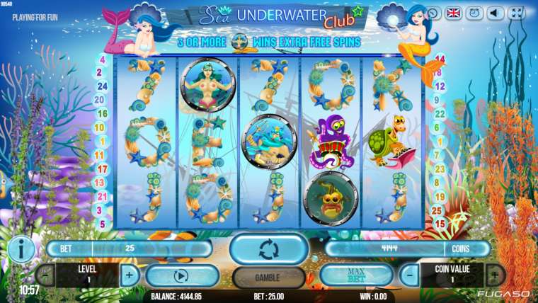 Слот Sea Underwater Club играть бесплатно