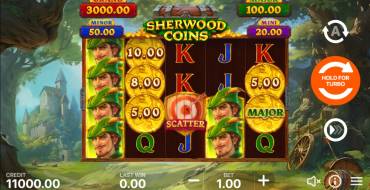 Sherwood Coins: Hold and Win: Игровой автомат