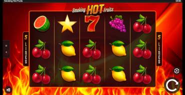 Smoking Hot Fruits: Игровой автомат