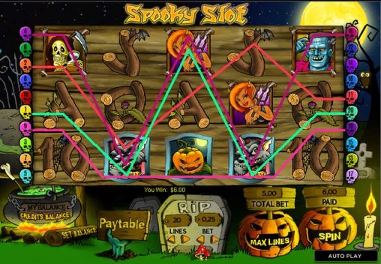 Слот Spooky Slot играть бесплатно