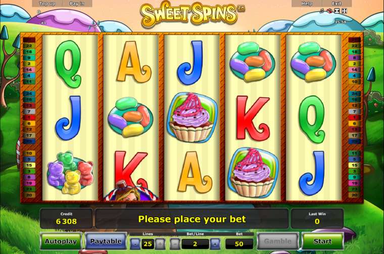 Слот Sweet Spins играть бесплатно