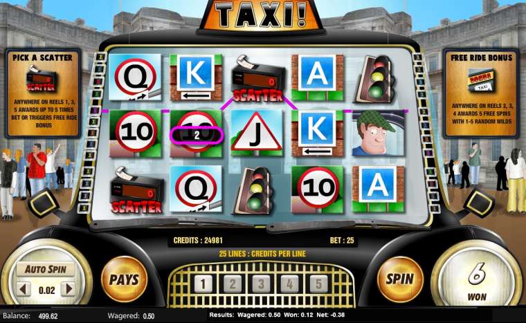 Онлайн слот Taxi! играть