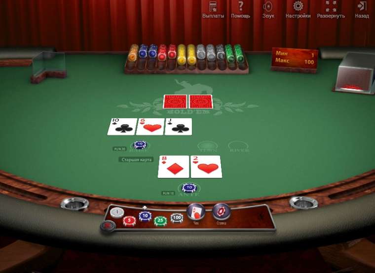 Слот Texas Hold’em Poker играть бесплатно