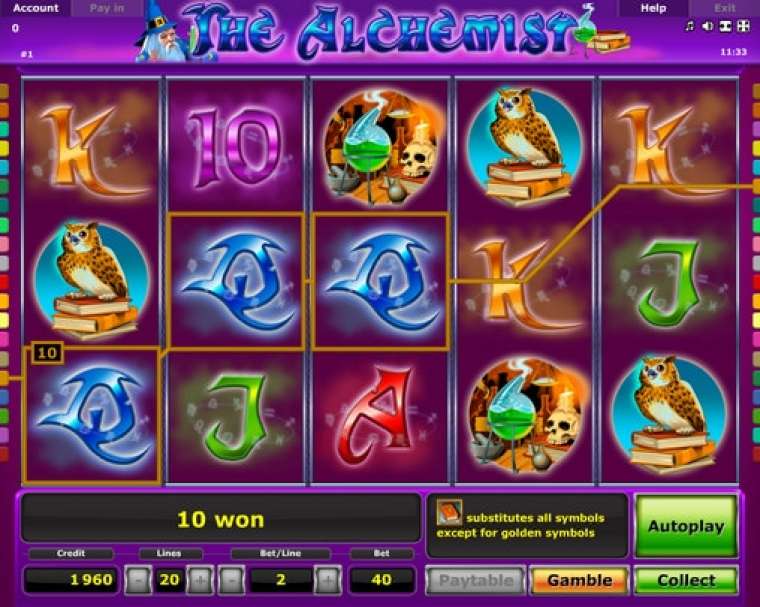 Слот The Alchemist играть бесплатно