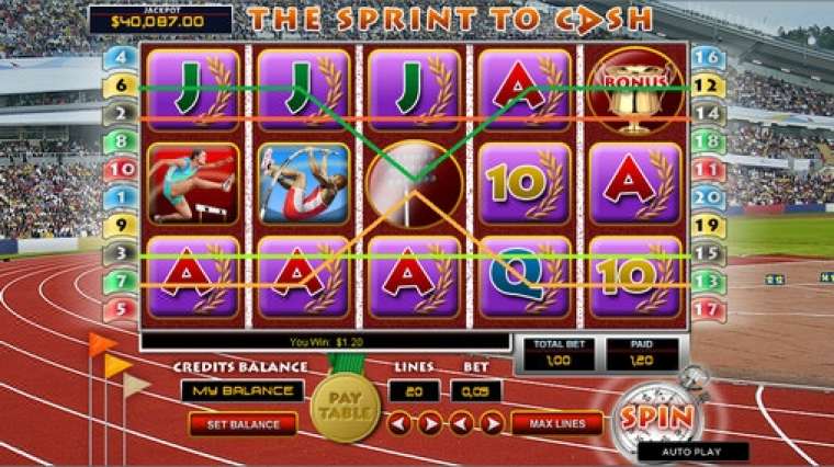 Слот The Sprint to Cash играть бесплатно