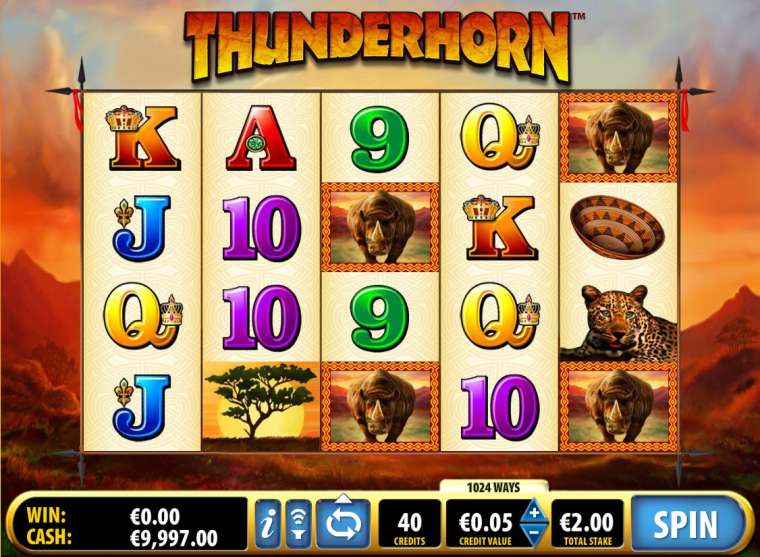 Онлайн слот Thunder Horn играть