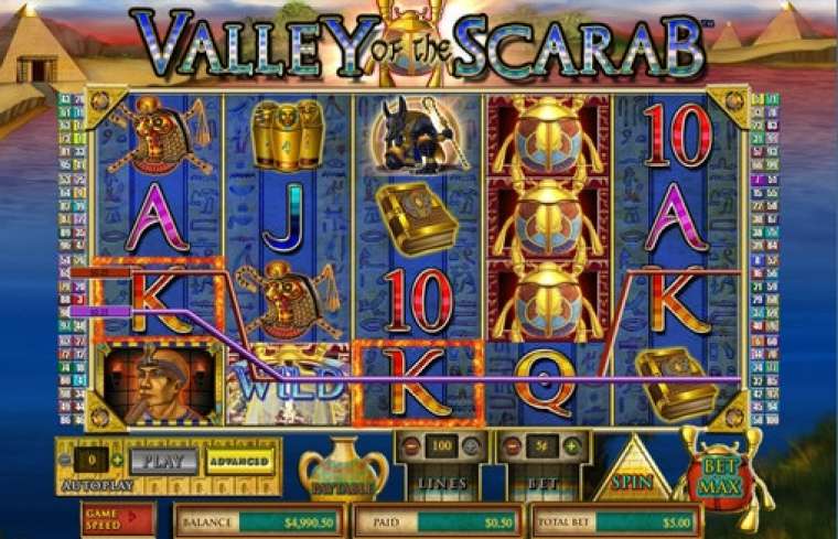 Онлайн слот Valley of the Scarab играть