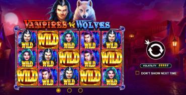 Vampires vs Wolves: Игровой автомат Vampires vs Wolves