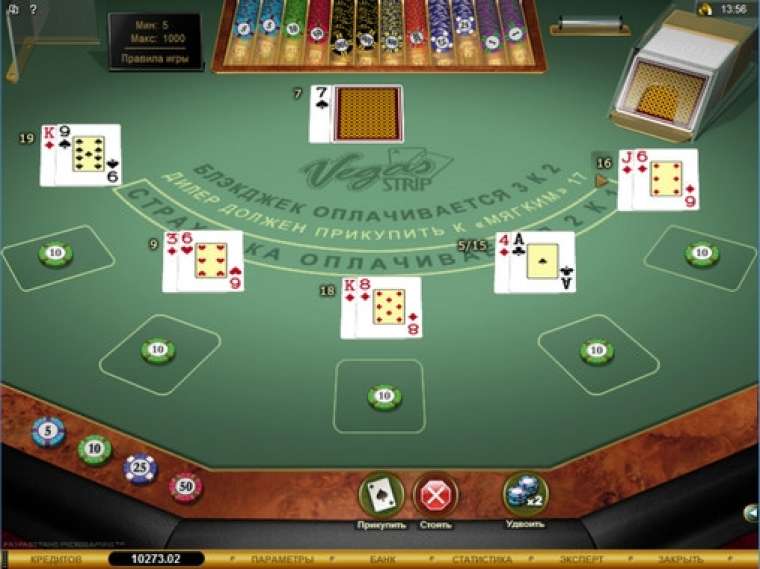 Слот Vegas Strip Blackjack Gold играть бесплатно