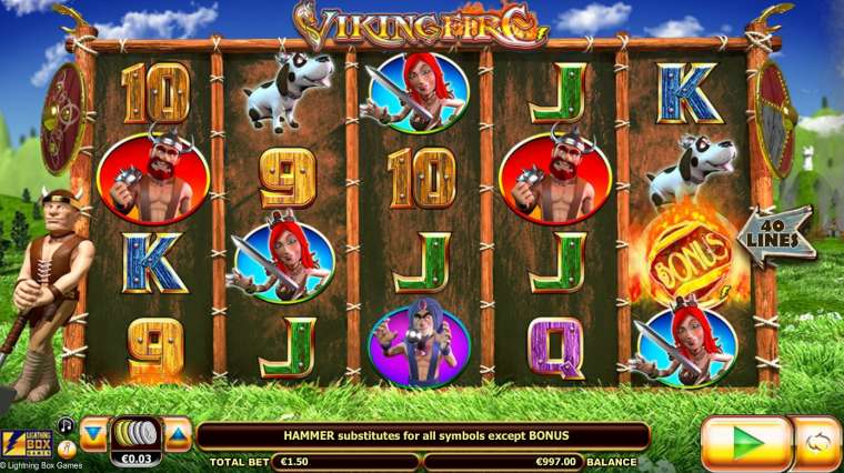 Слот Viking Fire играть бесплатно