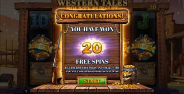 Western Tales – Bounty Pursuit: Фриспины и/или респины