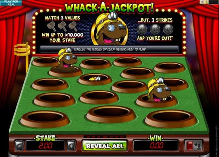 Слот Whack a Jackpot играть бесплатно