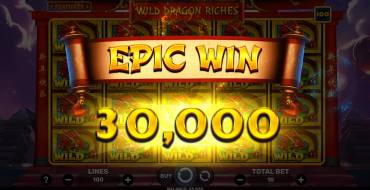 Wild Dragon Riches: Выигрыши