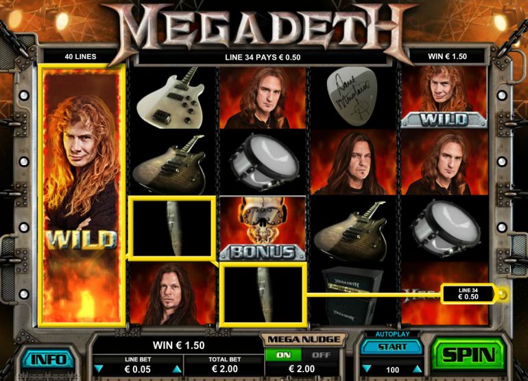 megadeth slot