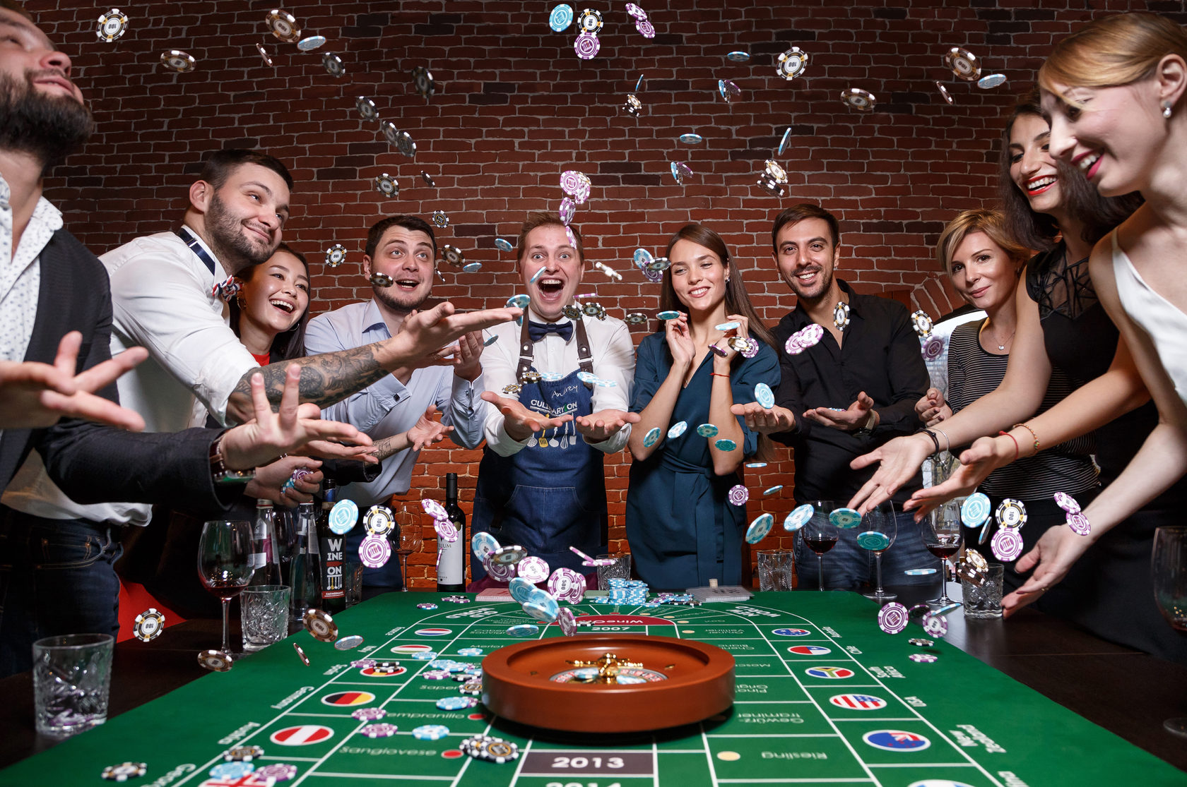 Азартные услуги игорных заведений